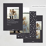 "Peaceful Earth" - Holiday Cards in Ocean by Erin German - Back of Card Options