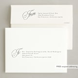 "Elegant Rejoice Script" - Holiday Cards in Tuxedo by Stacy Maalouf - FREE Recipient Addressing
