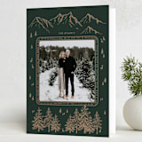 "The Heaven and Nature Sing" - Holiday Cards in Pine by Sherley Ferreira - Folded Card
