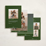 "Simply Joy" - Holiday Cards in Evergreen by Jessica Williams - Back of Card Options