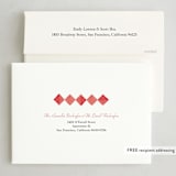 "Hand Painted Checkerboard" - Holiday Cards in Cherry by Michelle Harrick - FREE Recipient Addressing