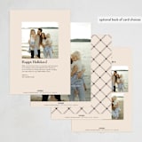 "Vignette" - Holiday Cards in Vanilla by Ani Somi - Back of Card Options