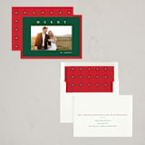 "Edged" - Holiday Cards in Pine by Amy Kross - Assembled