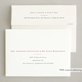 "Edged" - Holiday Cards in Pine by Amy Kross - FREE Recipient Addressing