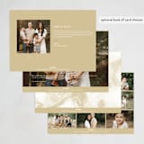 "to god in the highest" - Holiday Cards in Golden by Design Lotus - Back of Card Options