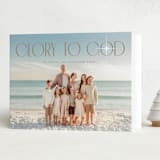 "to god in the highest" - Holiday Cards in Golden by Design Lotus - Folded Card