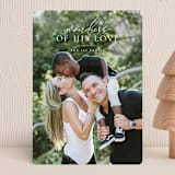 "wonder love" - Holiday Cards in Snow by Erin Deegan - Front