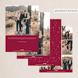 "wonder love" - Holiday Cards in Snow by Erin Deegan - Back of Card Options