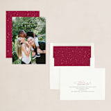 "wonder love" - Holiday Cards in Snow by Erin Deegan - Assembled