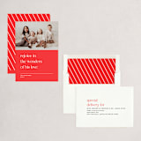 "color blocked wonder" - Holiday Cards in Candy Cane by Liz Conley - Assembled