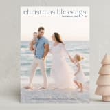 "Serenity" - Holiday Cards in Navy by Liz Conley - Front