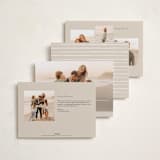 "Blessed Frame" - Holiday Cards in Butter Cream by Mansi Verma - Back of Card Options