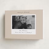 "Blessed Frame" - Holiday Cards in Butter Cream by Mansi Verma - Folded Card