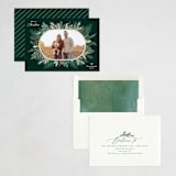 "Seasonal Foliage" - Holiday Cards in Evergreen by Hooray Creative - Assembled