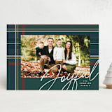 "Coziest plaid" - Holiday Cards in Forest by Lea Delaveris - Front