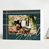 "Coziest plaid" - Holiday Cards in Forest by Lea Delaveris - Folded Card