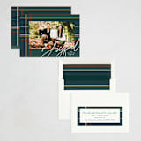 "Coziest plaid" - Holiday Cards in Forest by Lea Delaveris - Assembled