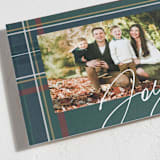 "Coziest plaid" - Holiday Cards in Forest by Lea Delaveris - Detail