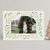 "Gloria!" - Holiday Cards in Wheat by Morgan Ramberg - Front
