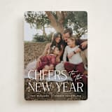 "All Joy to the World" - Holiday Cards in Snow by Pixel and Hank - Front