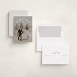 "Joy Around" - Holiday Cards in Snow by Everett Paper Goods - Assembled