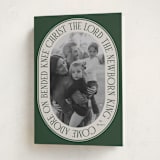 "Come Adore" - Holiday Cards in Pine by Brianne Larsen - Folded Card