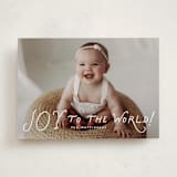 "Dolce" - Holiday Cards in Snow by Everett Paper Goods - Front
