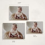 "Dolce" - Holiday Cards in Snow by Everett Paper Goods - Formats Available