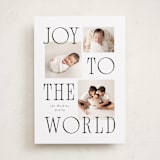 "Aerial" - Holiday Cards in Snow by Everett Paper Goods - Front