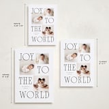 "Aerial" - Holiday Cards in Snow by Everett Paper Goods - Formats Available