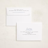 "A Cozy Note" - Holiday Cards in Snowfall by Kercia Jane - FREE Recipient Addressing