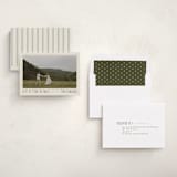 "Vintage Postcard" - Holiday Cards in Cream by Robert and Stella - Assembled