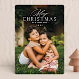 "classic tidings" - Holiday Cards in Snow by Amy Kross - Front