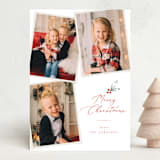 "Holiday Snapshots" - Holiday Cards in Holly by Joanna Griffin - Front