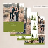 "in the snowy woods" - Holiday Cards in Fir by Helen Halik - Back of Card Options