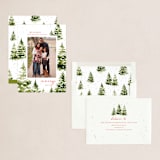 "in the snowy woods" - Holiday Cards in Fir by Helen Halik - Assembled