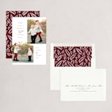"A Perfect Gift" - Holiday Cards in Cranberry by Erin Deegan - Assembled