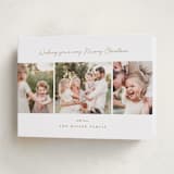 "Simple Trio" - Holiday Cards in Antique by Jennifer Postorino - Folded Card