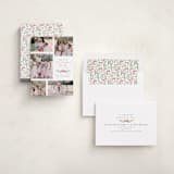 "Multi Swag" - Holiday Cards in Sage by Everett Paper Goods - Assembled