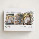 "Warmest Wish" - Holiday Cards in Peppermint by Susan Moyal - Folded Card