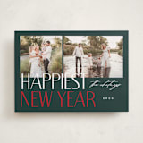 "Merry Stack" - Holiday Cards in Pine by Makewells - Front