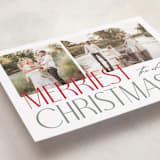 "Merry Stack" - Holiday Cards in Winter by Makewells - Detail