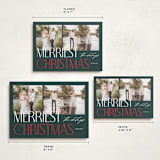 "Merry Stack" - Holiday Cards in Pine by Makewells - Formats Available
