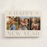 "Classy Trio" - Holiday Cards in Spruce by Ekko Studio - Front