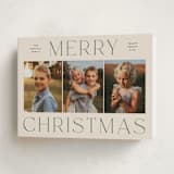 "Classy Trio" - Holiday Cards in Spruce by Ekko Studio - Folded Card