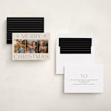 "Classy Trio" - Holiday Cards in Ink by Ekko Studio - Assembled