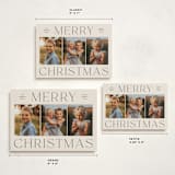 "Classy Trio" - Holiday Cards in Ink by Ekko Studio - Formats Available