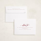 "We Wish You" - Holiday Cards in Scarlet by Elsa Duncan - FREE Recipient Addressing