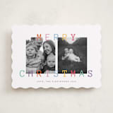 "Bright Wishes" - Holiday Cards in Sunset by Ana Sharpe - Front