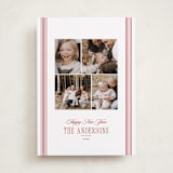 "New Classic" - Holiday Cards in Candy Cane by Corinne Malesic - Front